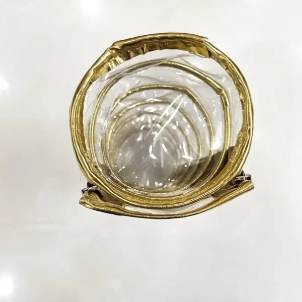 Round Shaped Bangles Organiser (Golden colour)