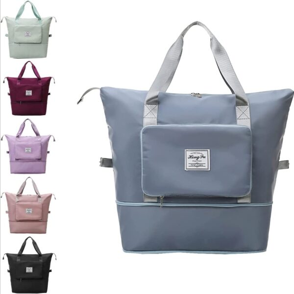 Foldable Travel Duffel Bag, Large Capacity Folding Travel Bag, Waterproof Carry Bag (Multi Color).