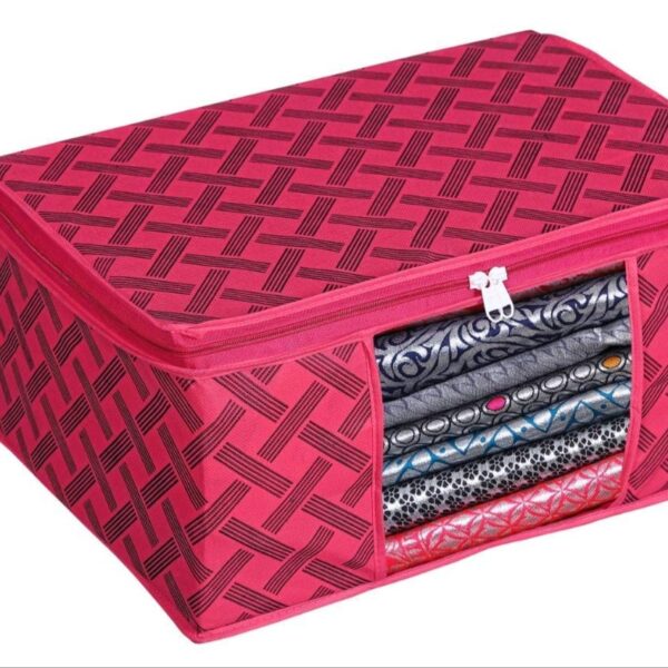 Non Woven Fabric Saree Cover/Cloth Organiser (Set of 03) – Random prints