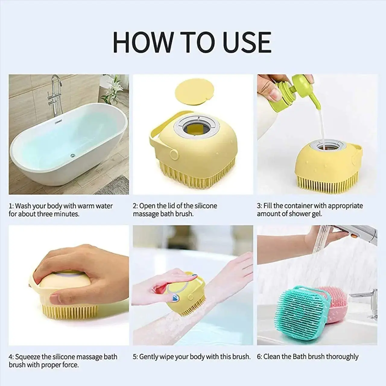 Silicone Bath Brush2