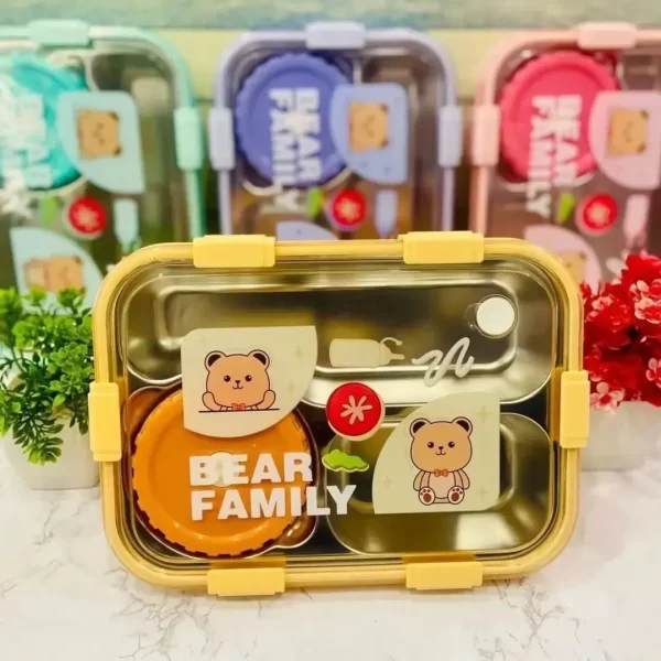 3 Section Stainless Steel Lunch Box