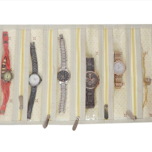 6 Compartment Foldable Watch Organsing Kit