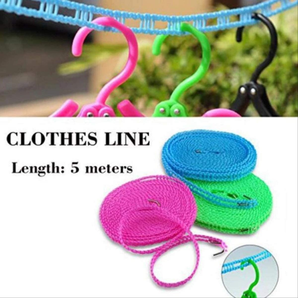 Windproof Anti-Slip Clothes Rope2